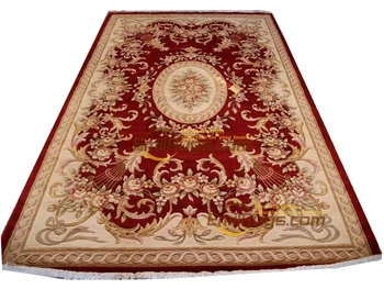  3d carpetrug dizaino derliaus kambarį prancūzų Apie Rankomis rišti Storio Pliušinis 6.4 X 9.51'for kilimas